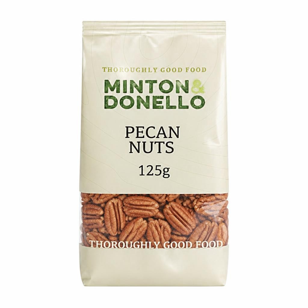 Minton & Donello Pecan Halves 6 x 125g