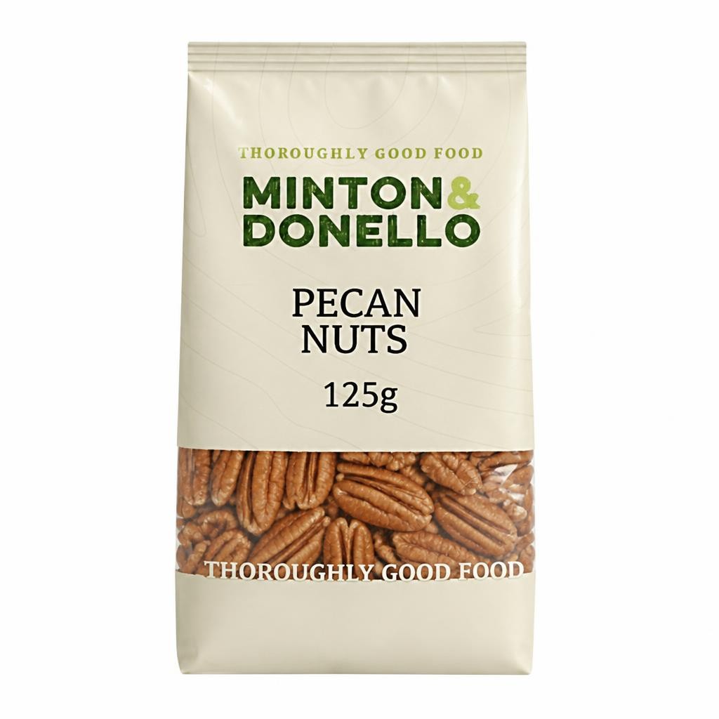 Minton & Donello Pecan Halves 6 x 125g