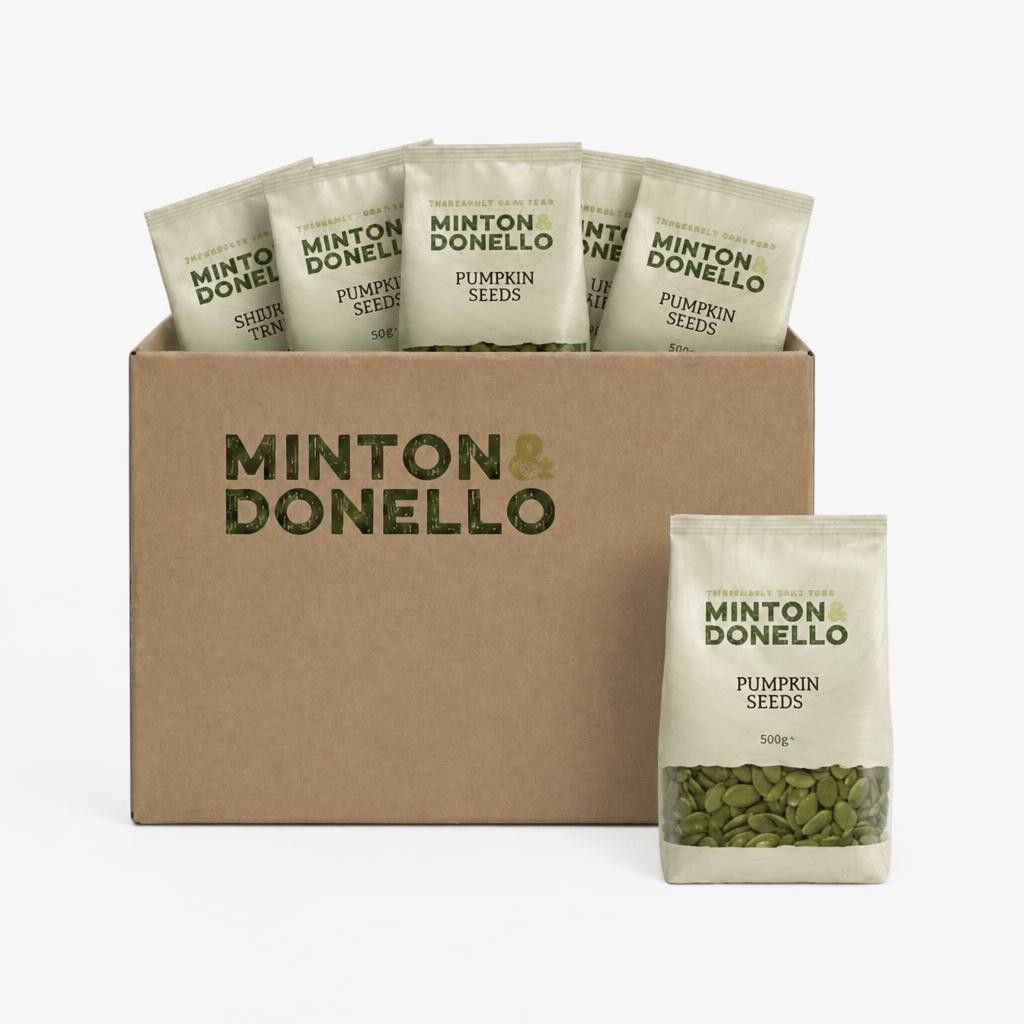 Minton & Donello Pumpkin Seeds 6 x 500g