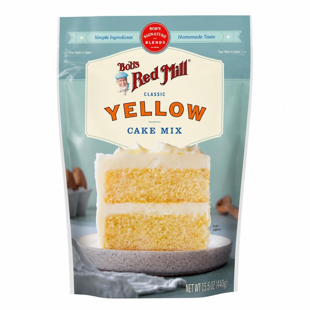 Bob's Red Mill Yellow Cake Baking Mix 440g | White