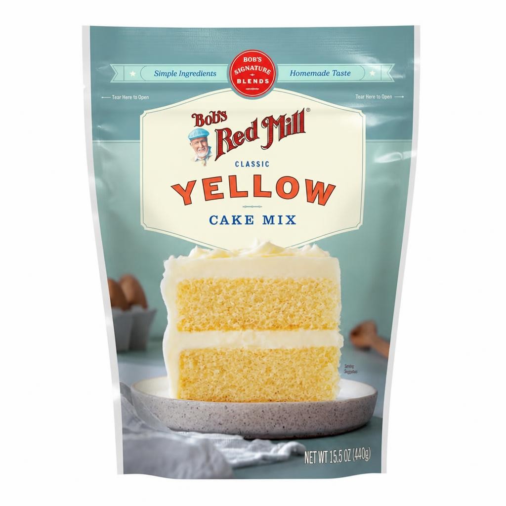 Bob's Red Mill Yellow Cake Baking Mix 440g | White