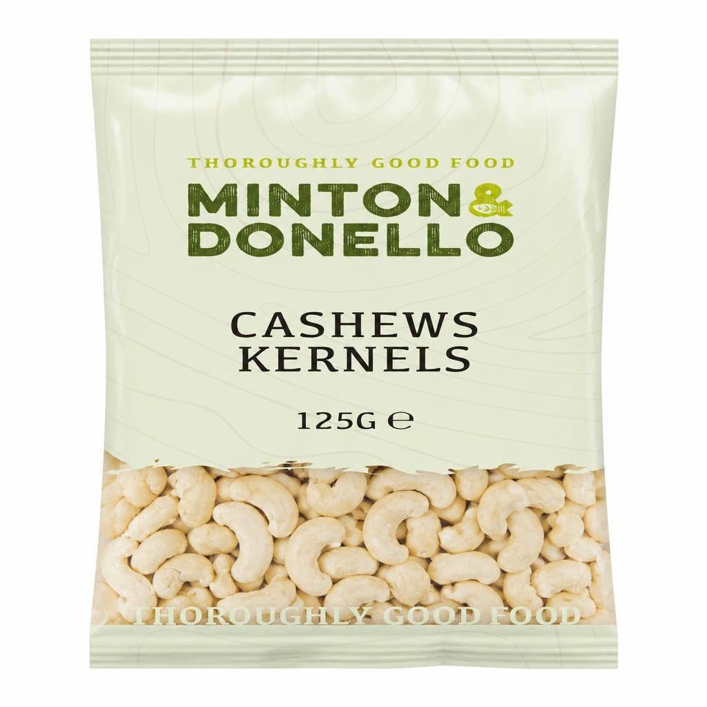 Minton & Donello Cashew Kernels 6 x 125g