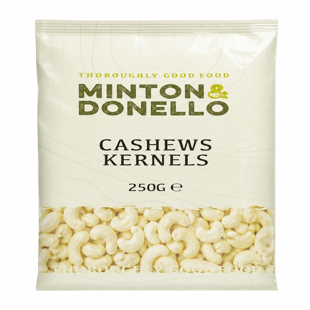 Minton & Donello Cashew Kernels 6 x 250g