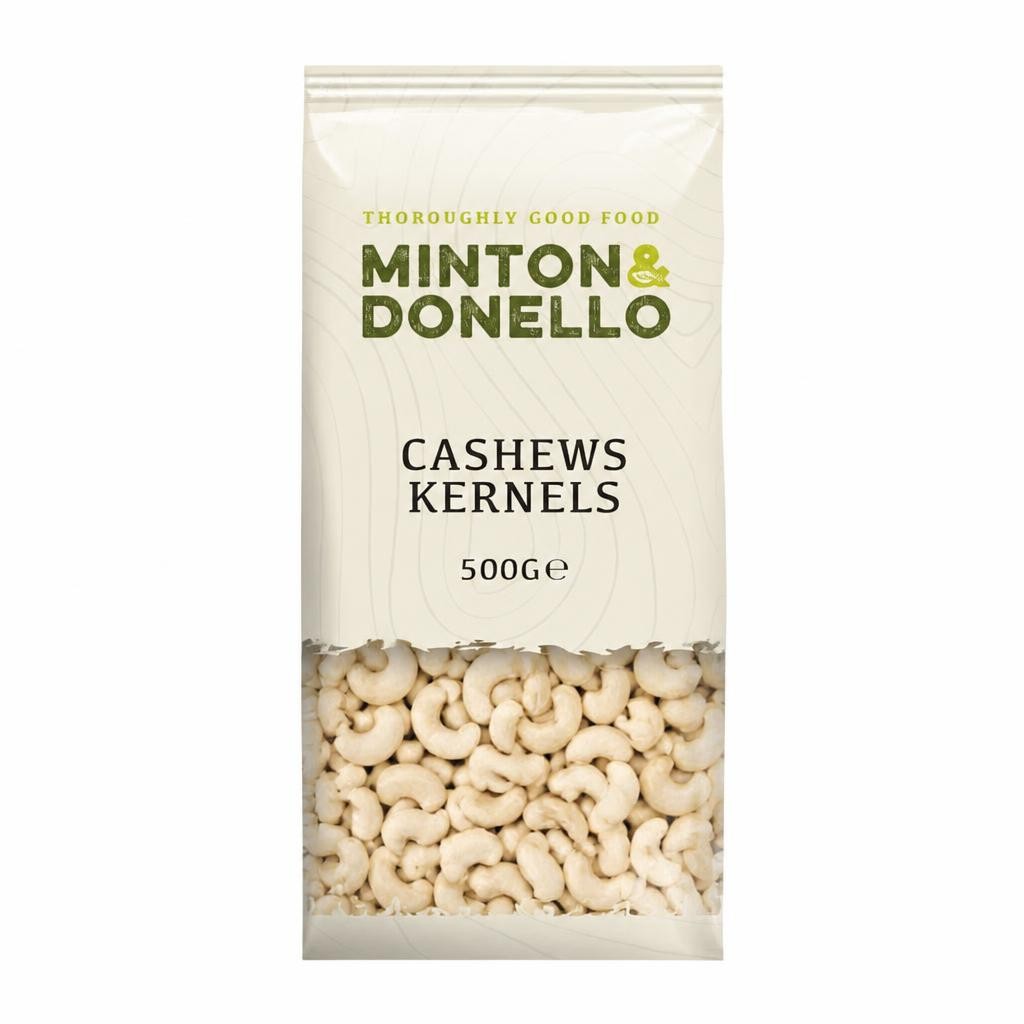 Minton & Donello Cashew Kernels 6 x 500g