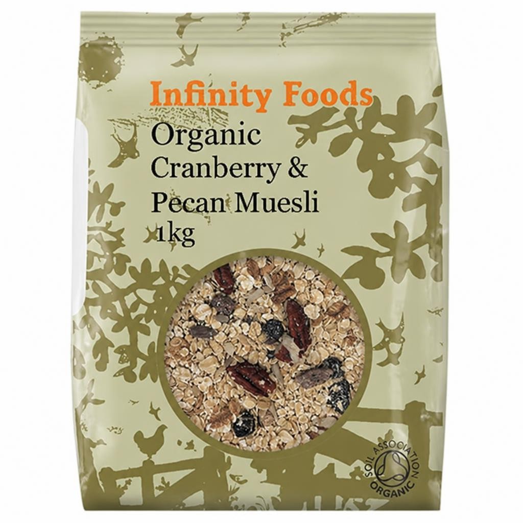 Cranberry and Pecan Muesli 1kg, Organic (Infinity Foods) | Multi