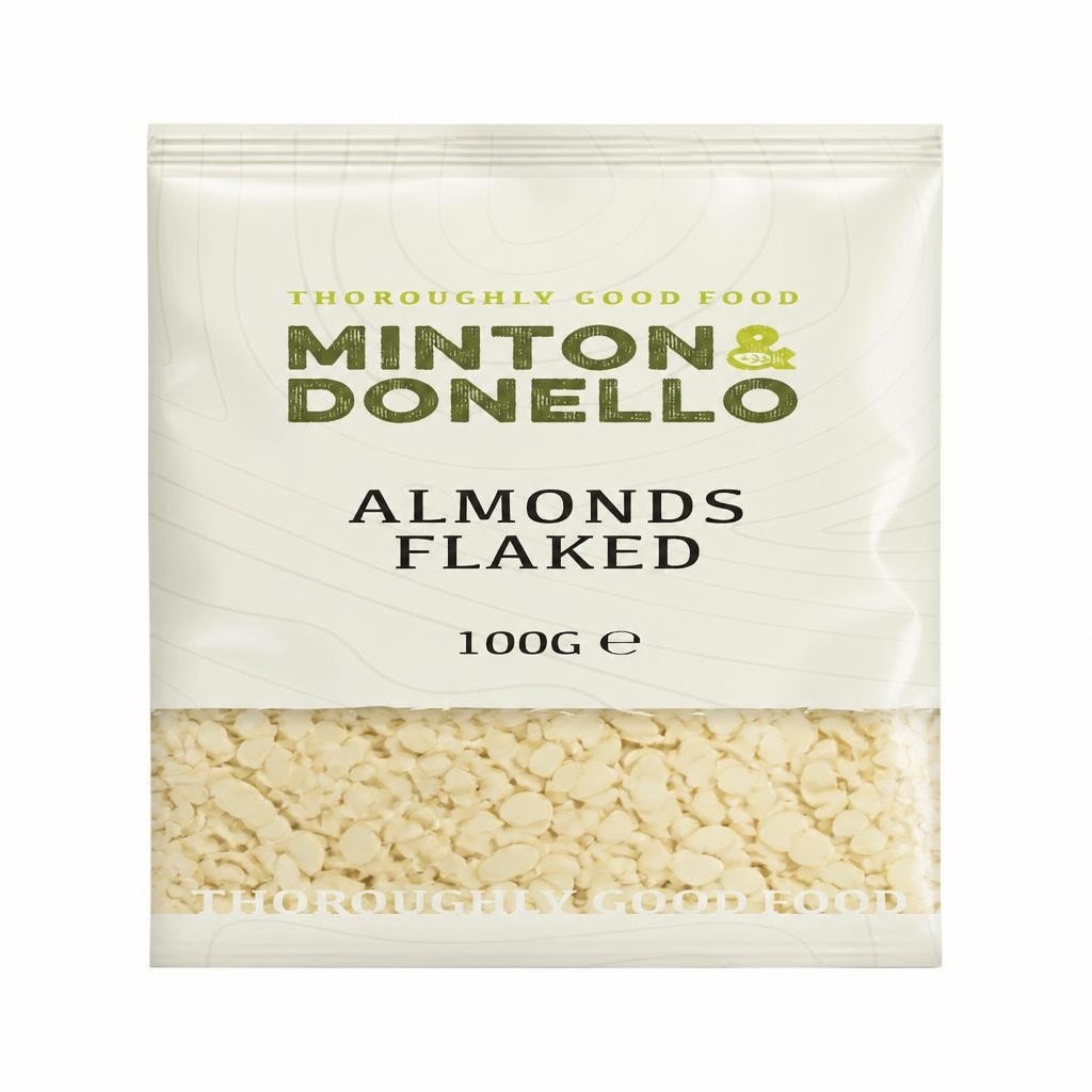 Minton & Donello Flaked Almonds 6 x 100g
