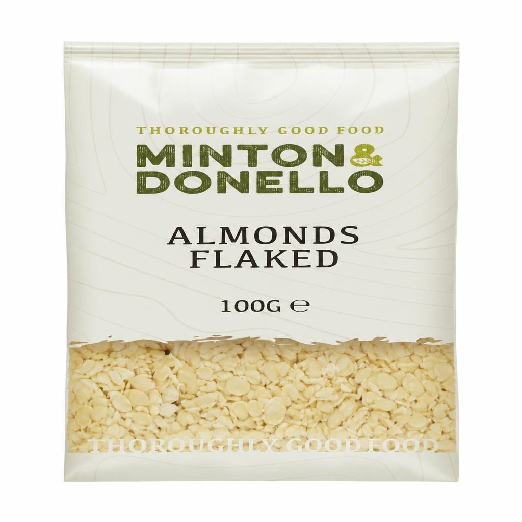 Minton & Donello Flaked Almonds 6 x 100g