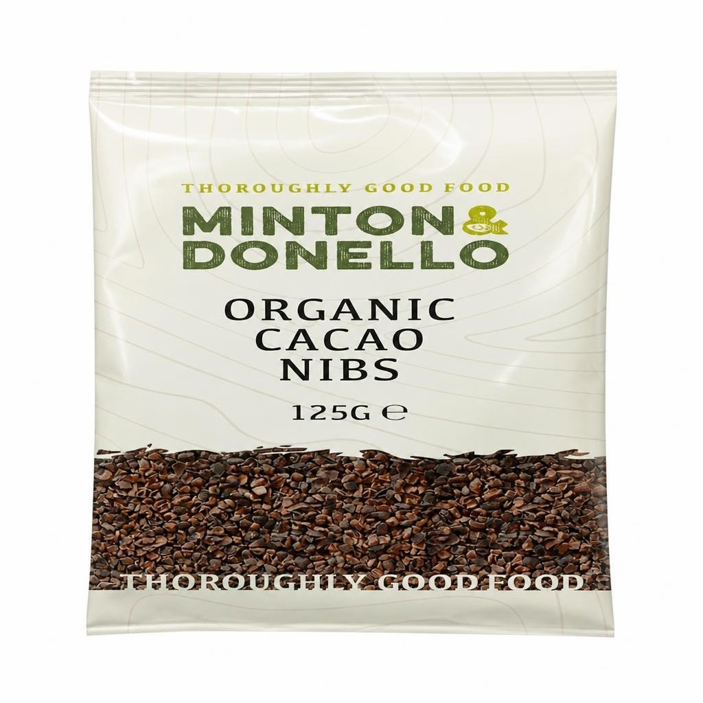 Minton & Donello Organic Cacao Nibs 6 x 125g