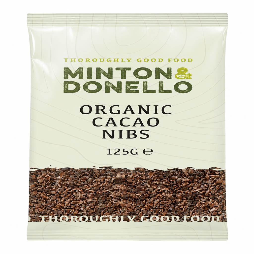 Minton & Donello Organic Cacao Nibs 6 x 125g