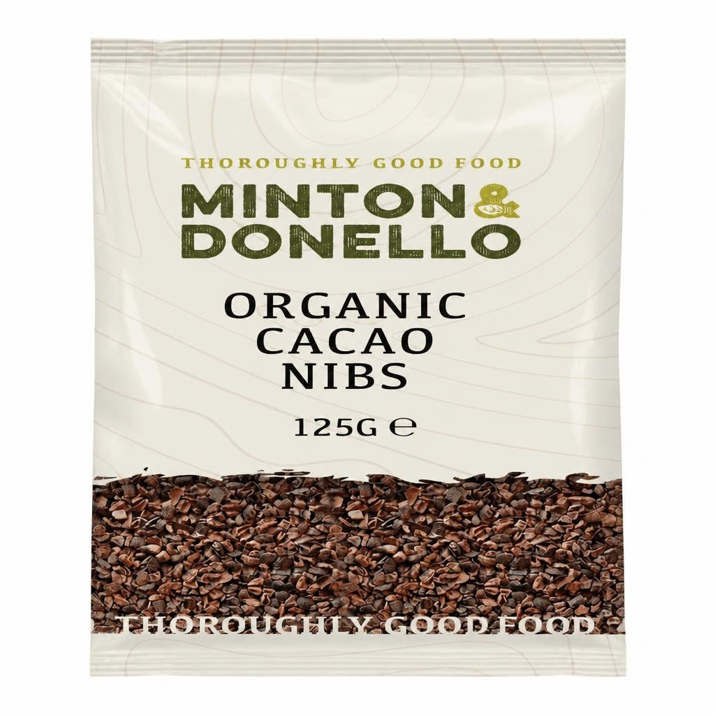Minton & Donello Organic Cacao Nibs 6 x 125g