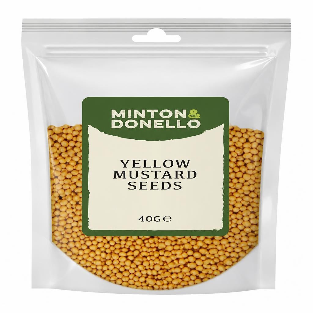 Minton & Donello Yellow Mustard Seeds 10 x 40g