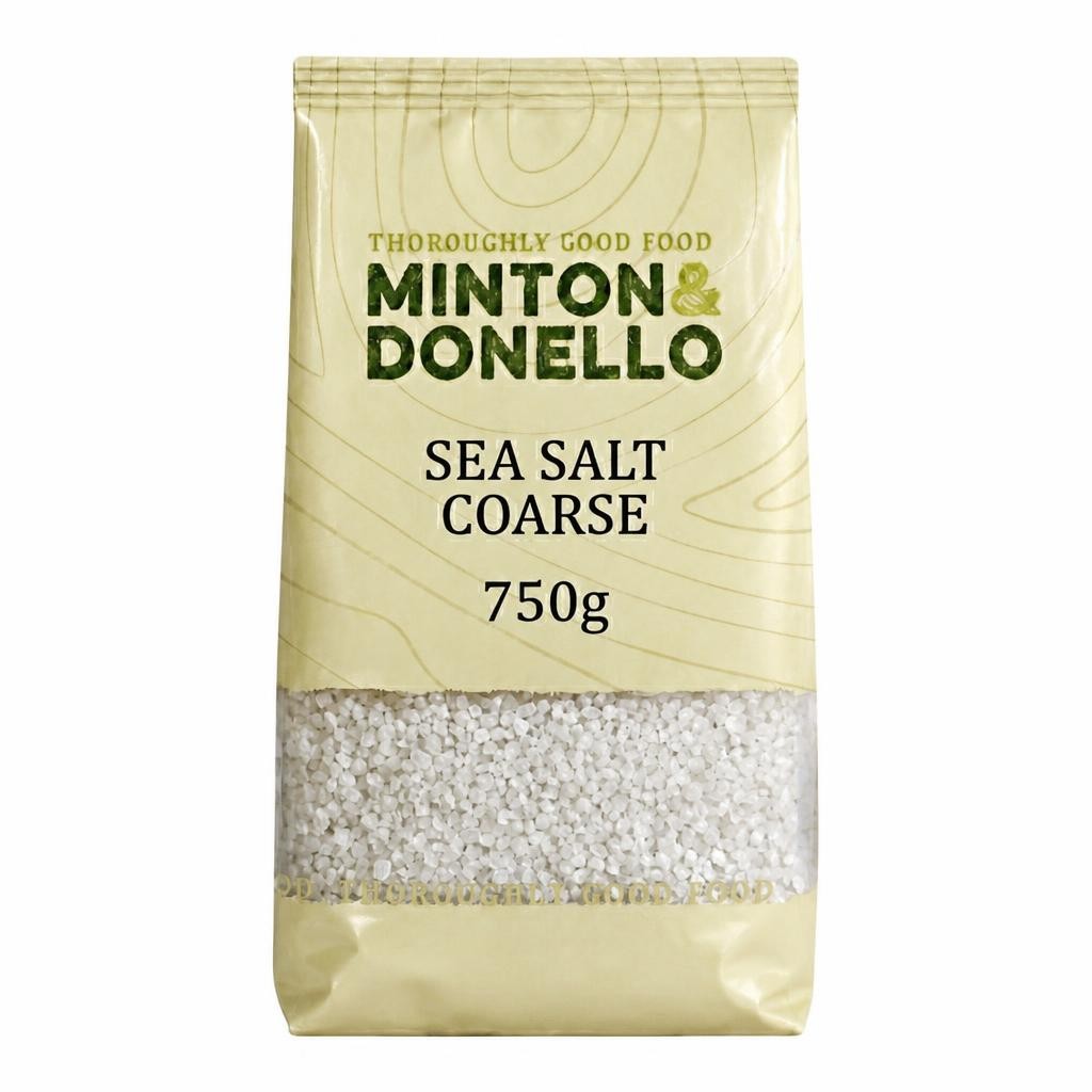 Minton & Donello Coarse Sea Salt 6 x 750g