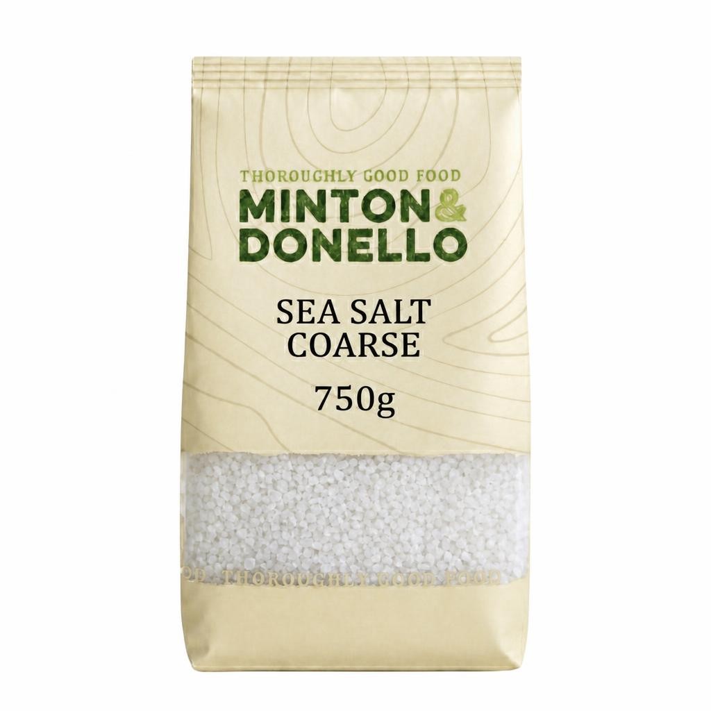 Minton & Donello Coarse Sea Salt 6 x 750g