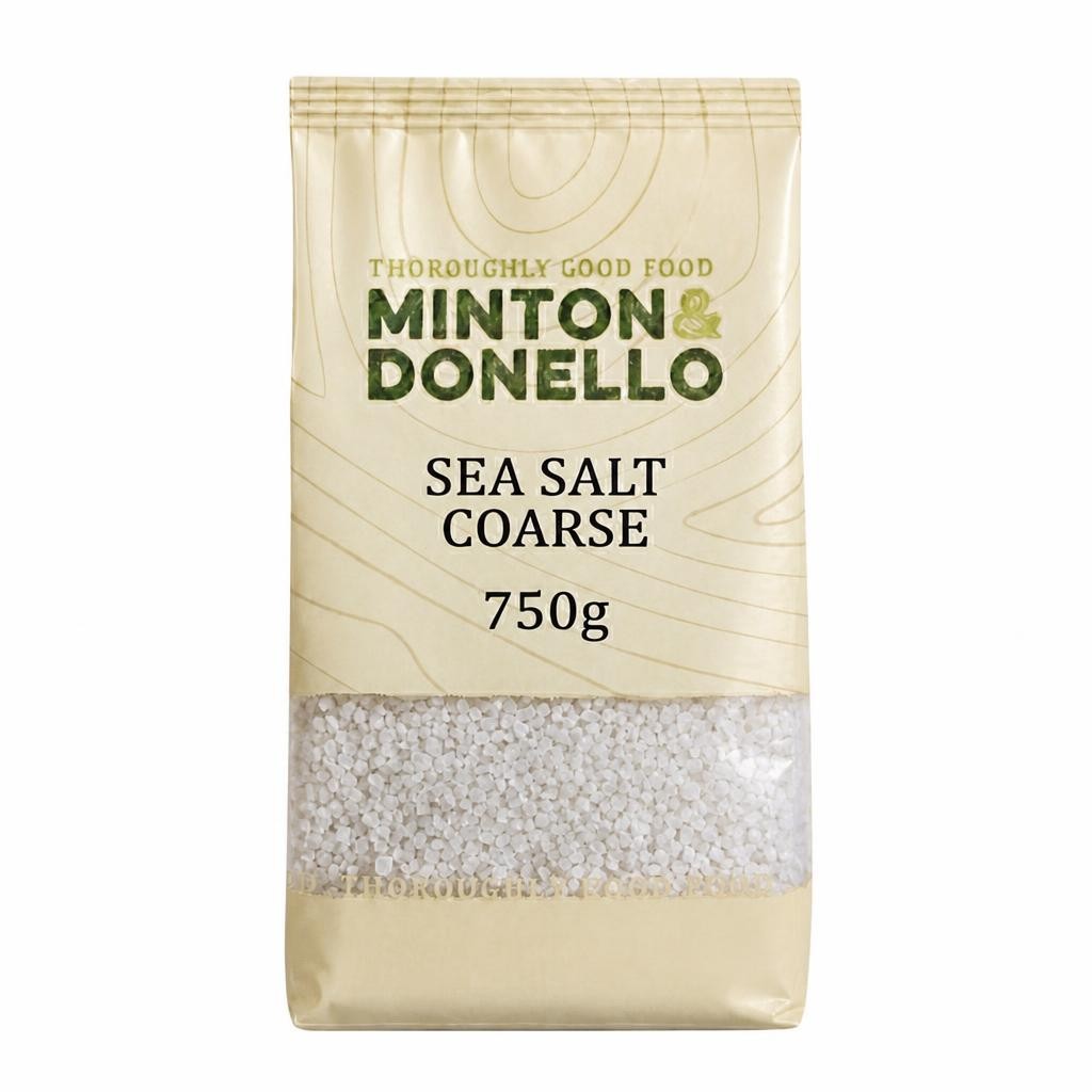 Minton & Donello Coarse Sea Salt 6 x 750g