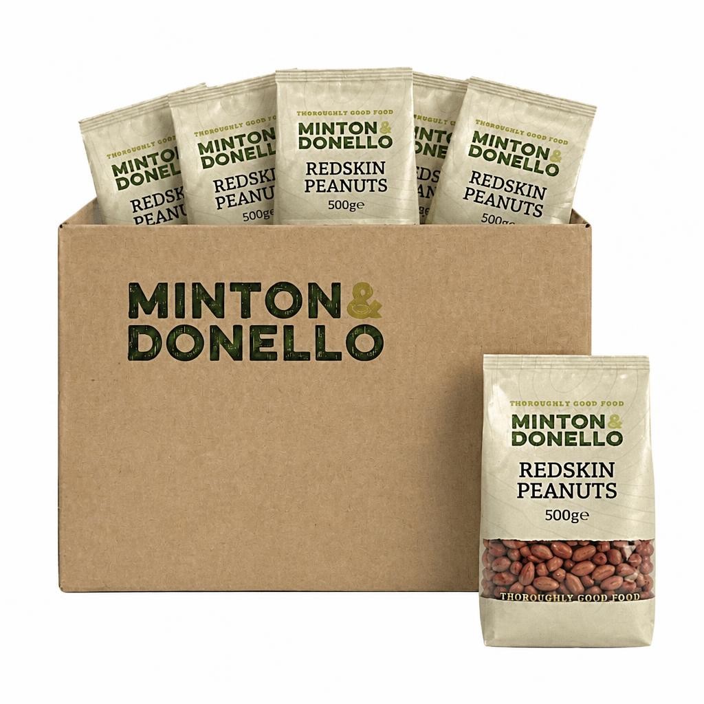 Minton & Donello Redskin Peanuts 6 x 500g