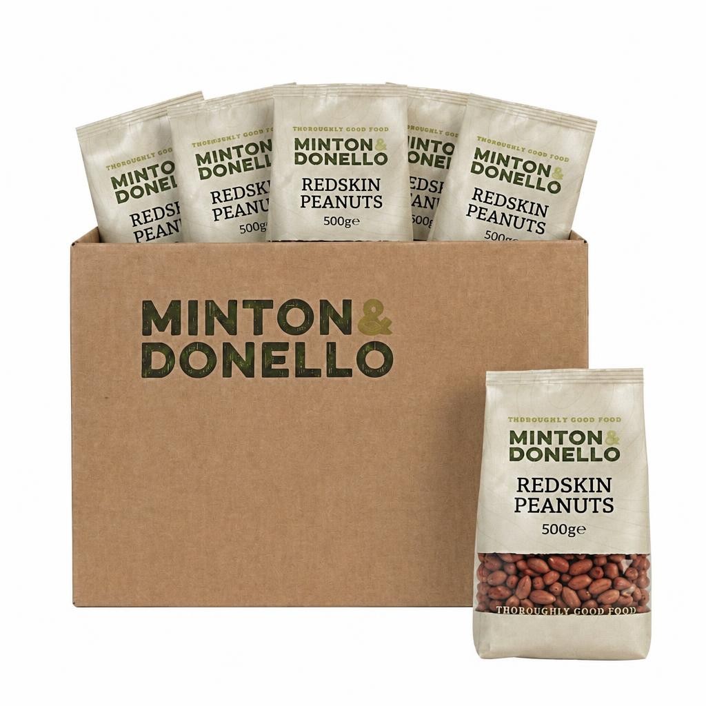 Minton & Donello Redskin Peanuts 6 x 500g