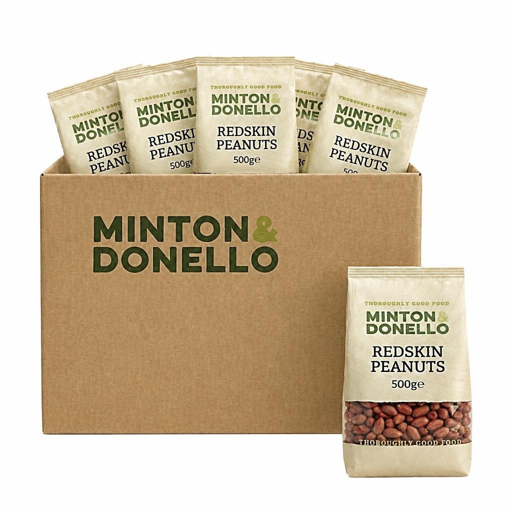 Minton & Donello Redskin Peanuts 6 x 500g