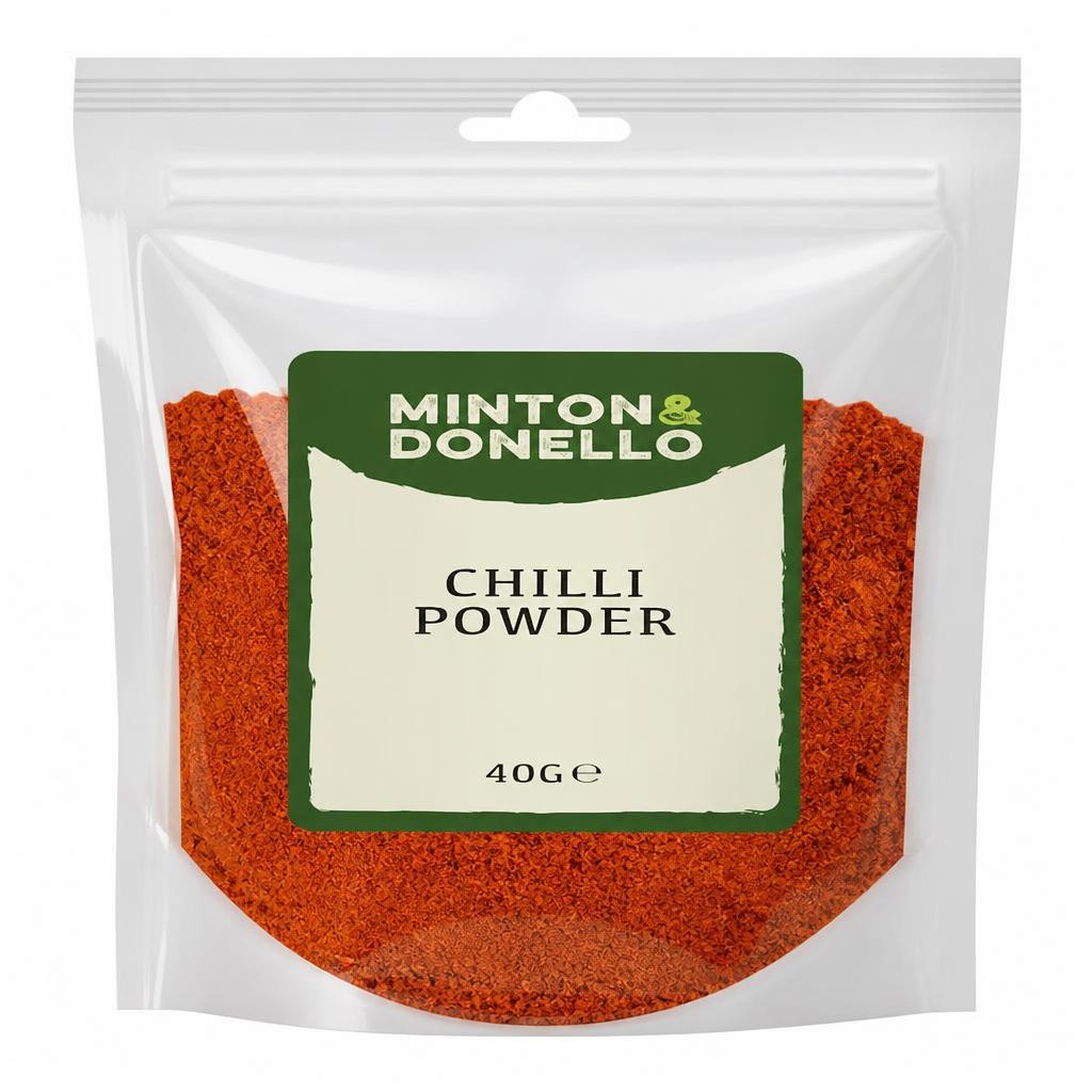 Minton & Donello Chilli Powder 10 x 40g