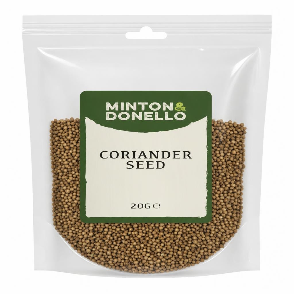 Minton & Donello Coriander Seeds 10 x 20g