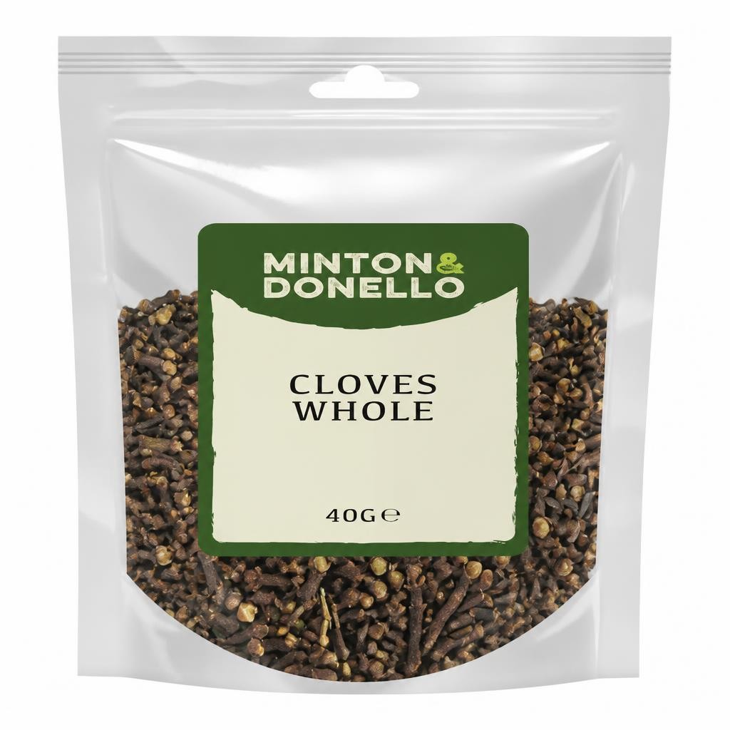 Minton & Donello Whole Cloves 10 x 40g