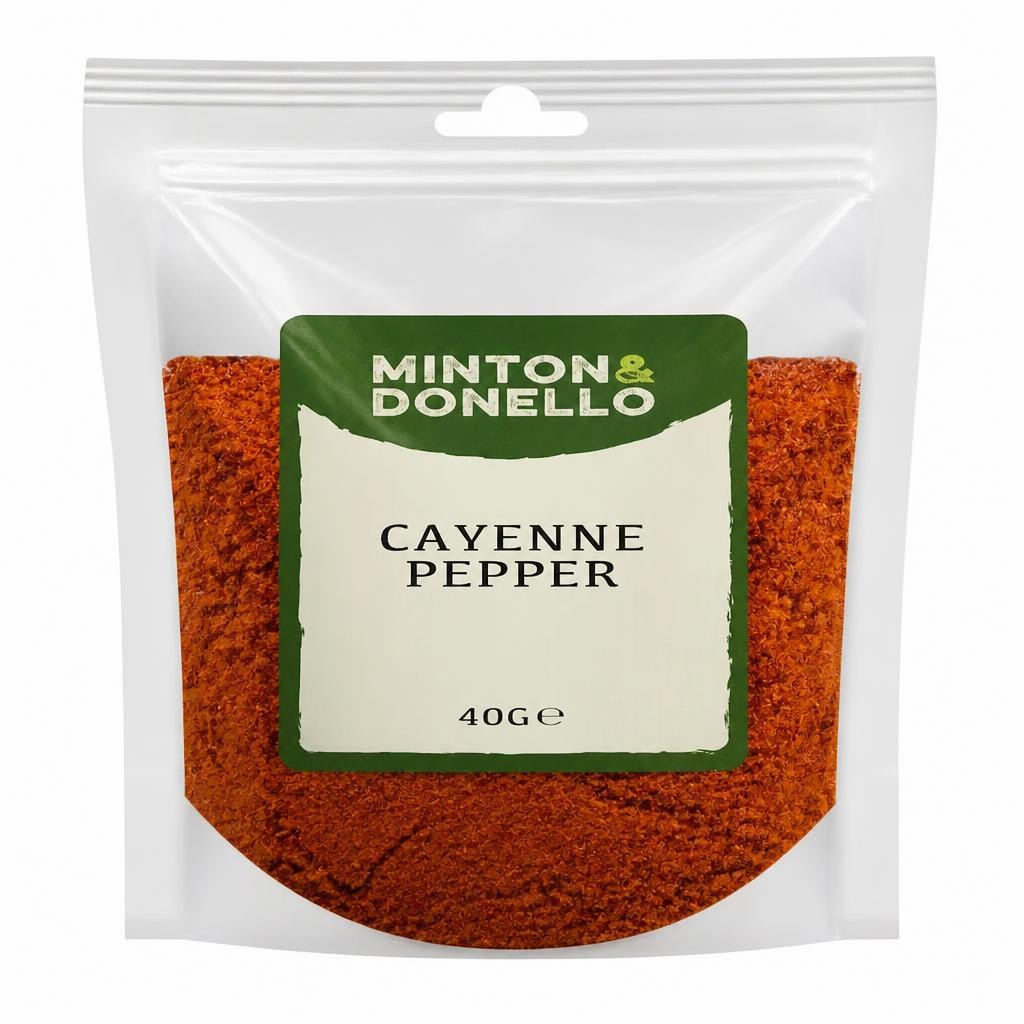 Minton & Donello Cayenne Pepper 10 x 40g