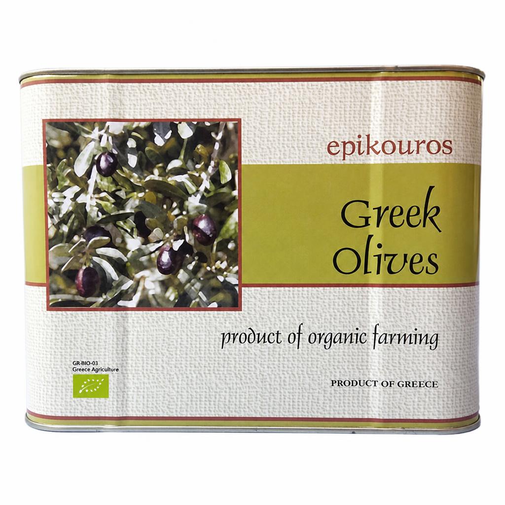 Organic Kalamata Pitted Olives 3kg (Epikouros)