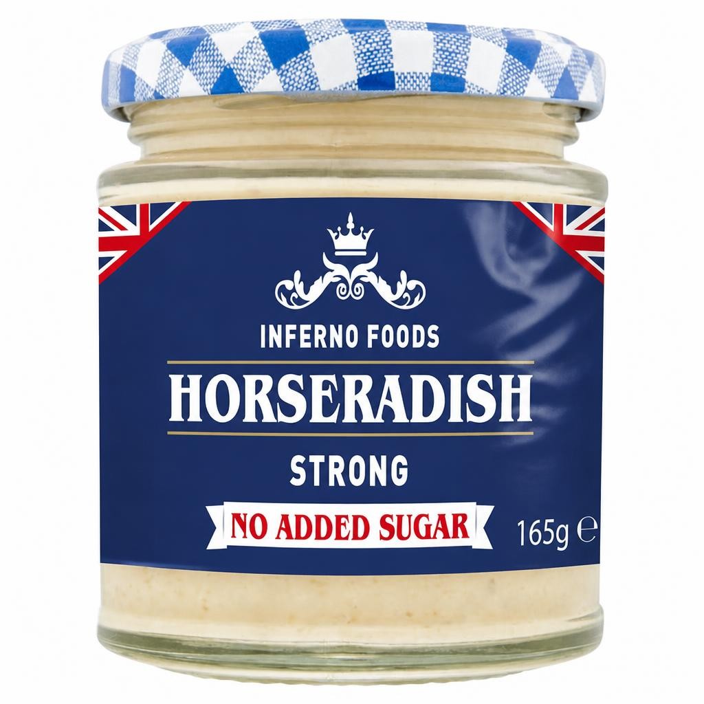 Inferno Horseradish No Added Sugar 165g