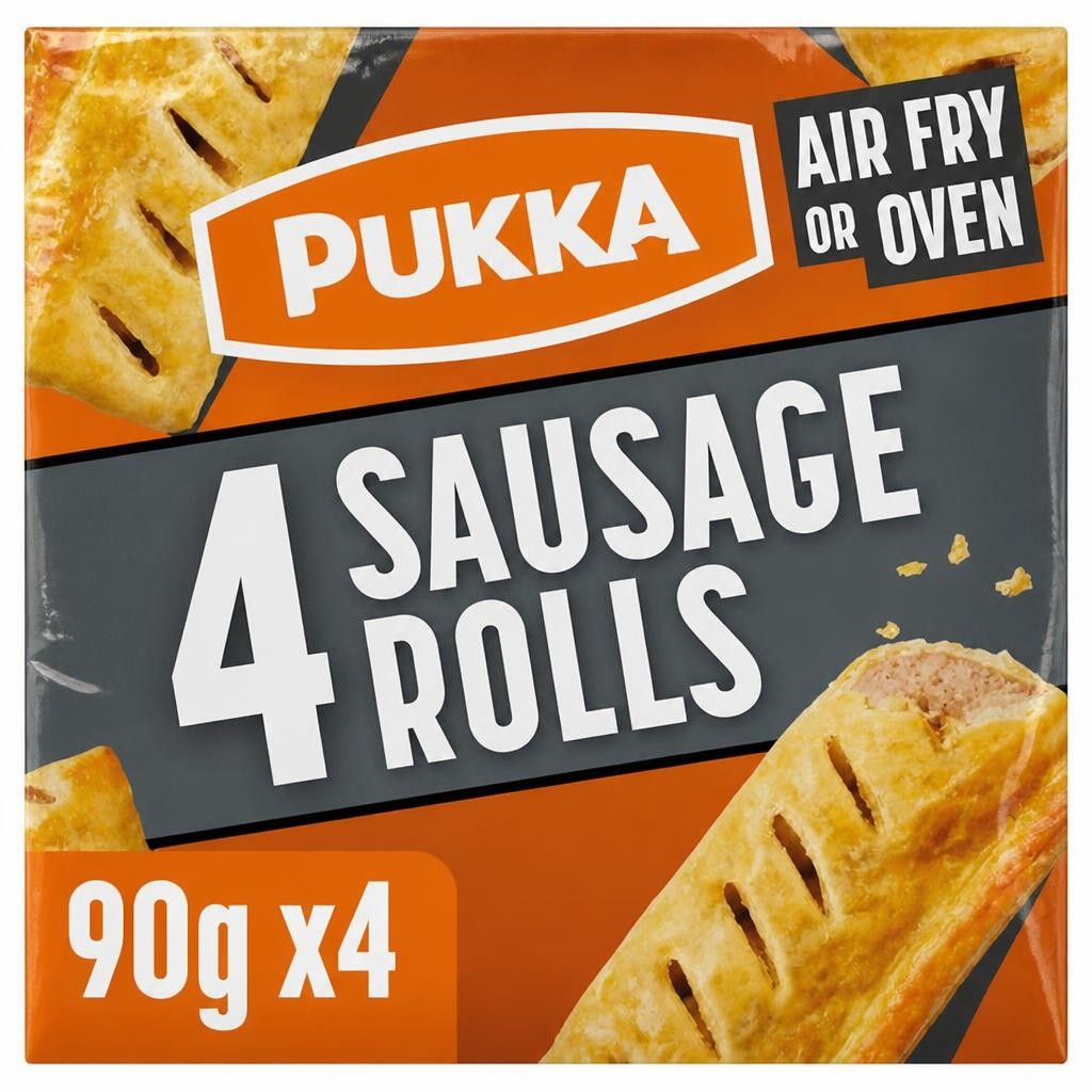 Pukka Sausage Rolls x4 360g
