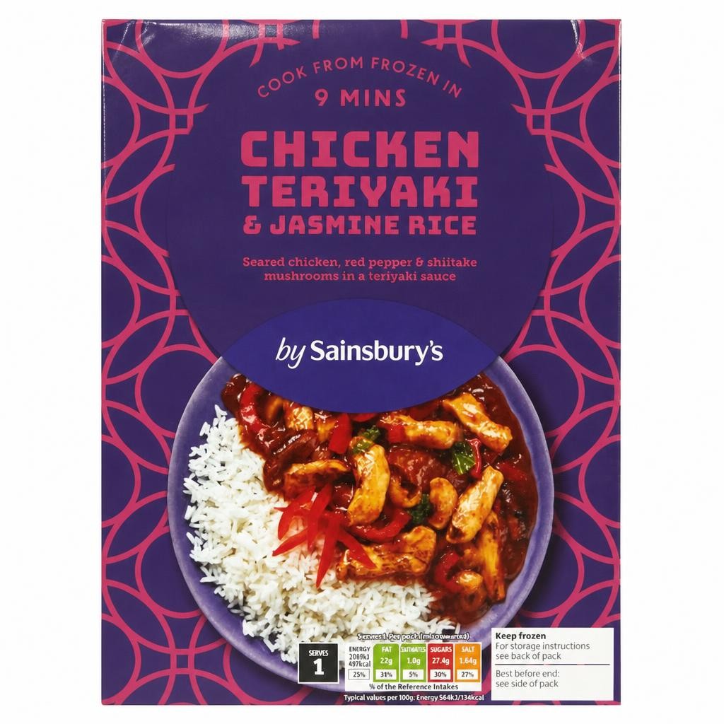 Sainsbury's Chicken Teriyaki & Jasmine Rice 400g