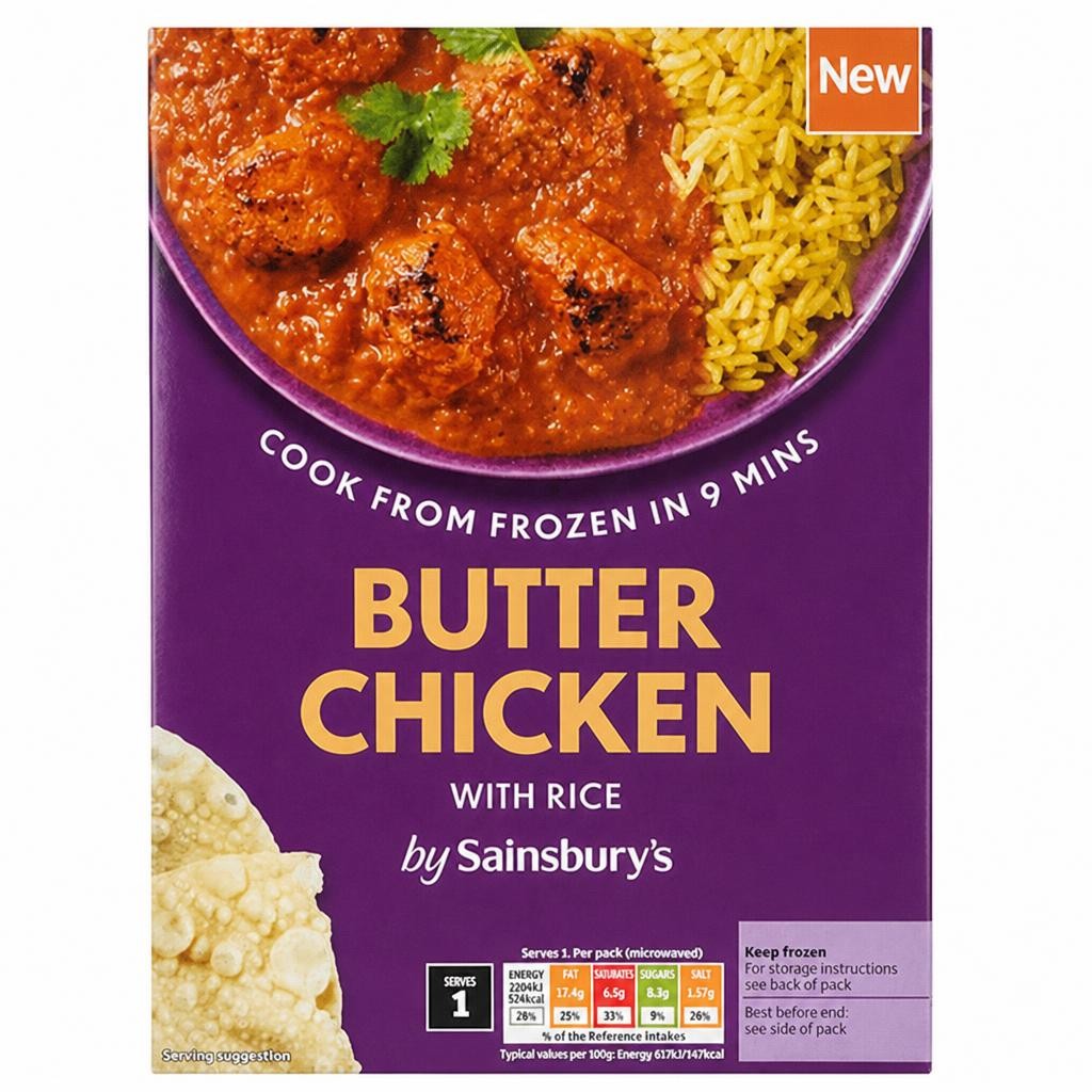Sainsbury's Butter Chicken with Rice 400g