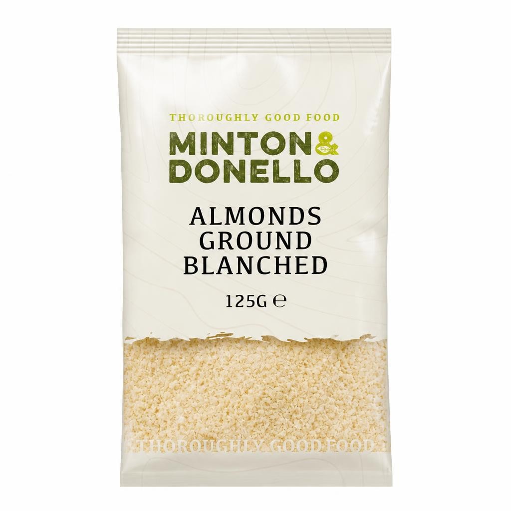 Minton & Donello Blanched Ground Almonds 6 x 125g