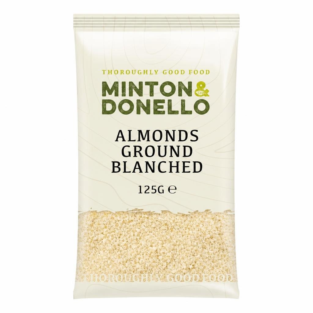 Minton & Donello Blanched Ground Almonds 6 x 125g