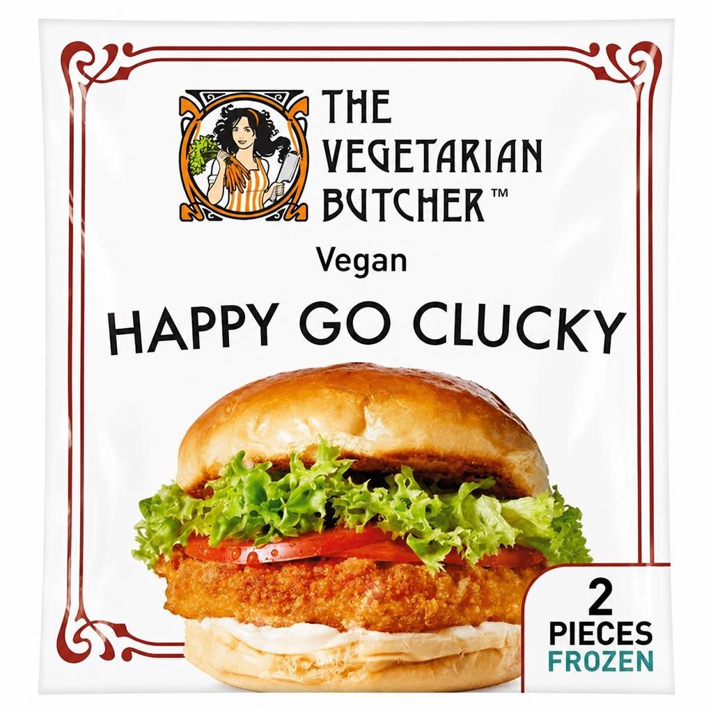 The Vegetarian Butcher Happy Go Clucky Vegan Chicken Burger 180g