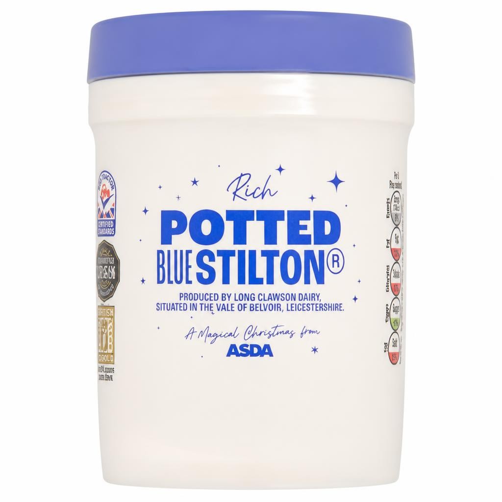 Asda Classic Potted Blue Stilton 225g