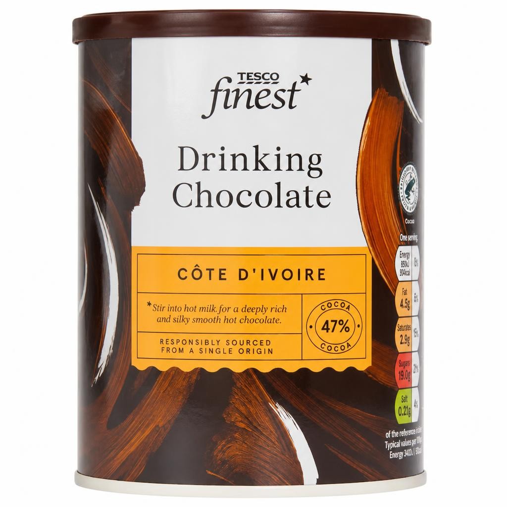 Tesco Finest Côte D'Ivoire Indulgent Drinking Chocolate 250g
