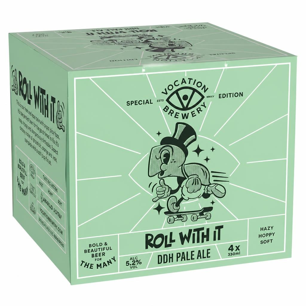 VOCATION BREWERY Roll With It DDH Pale 4 x 330ml