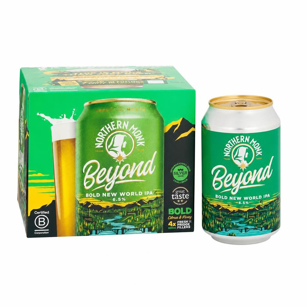 Northern Monk Beyond Bold New World IPA 4x330ml