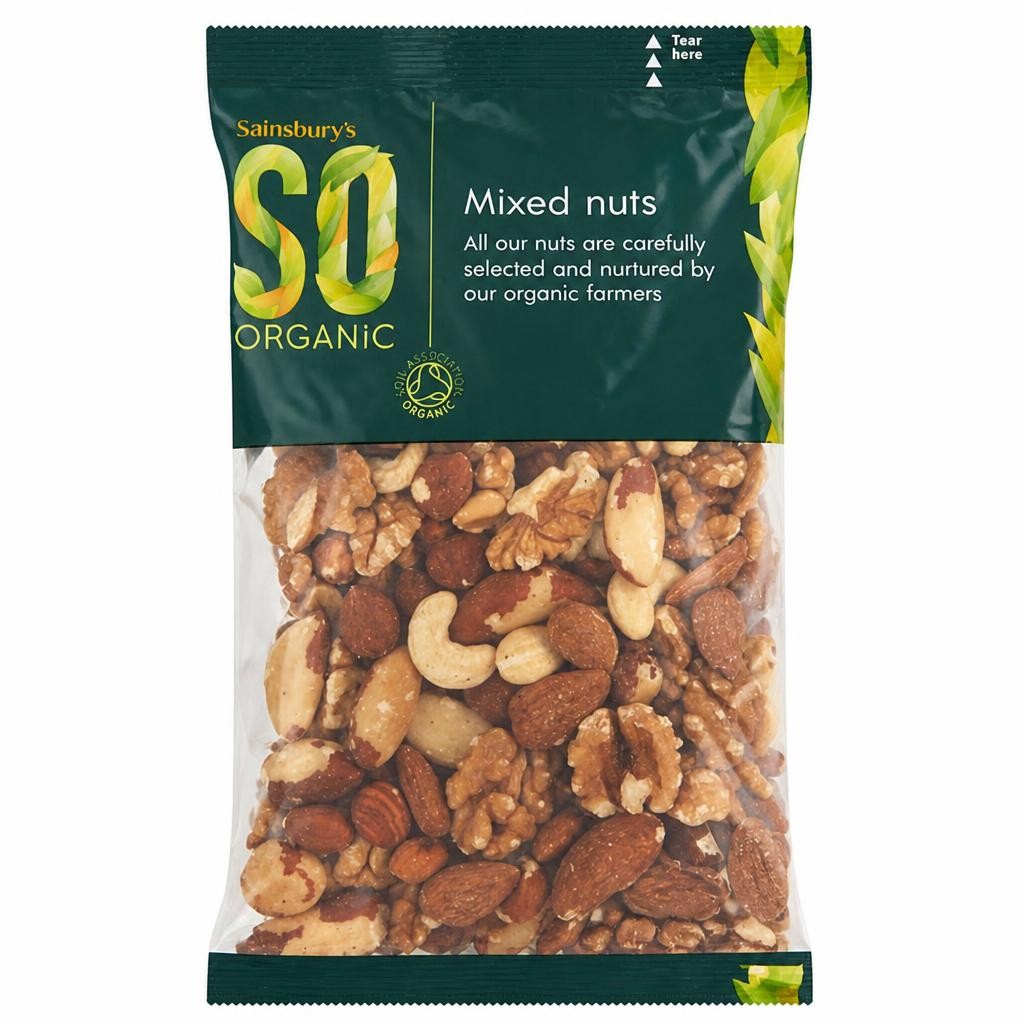 Sainsbury's Mixed Nuts, SO Organic 300g