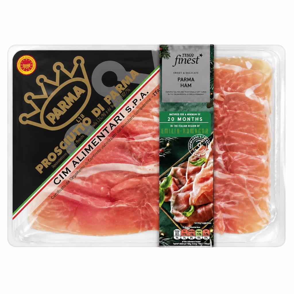 Tesco Finest 20 Month Matured Parma Ham 135G