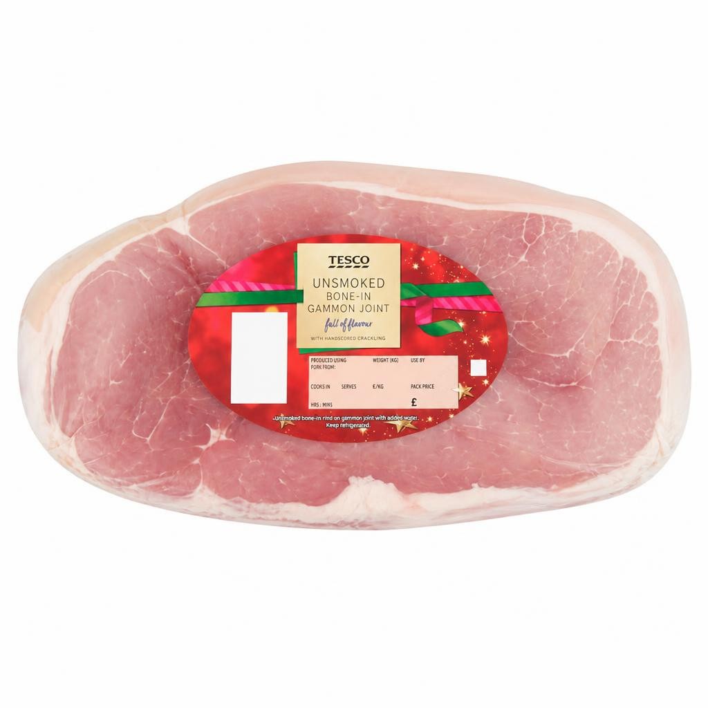 Tesco Unsmoked Gammon Joint Bone In