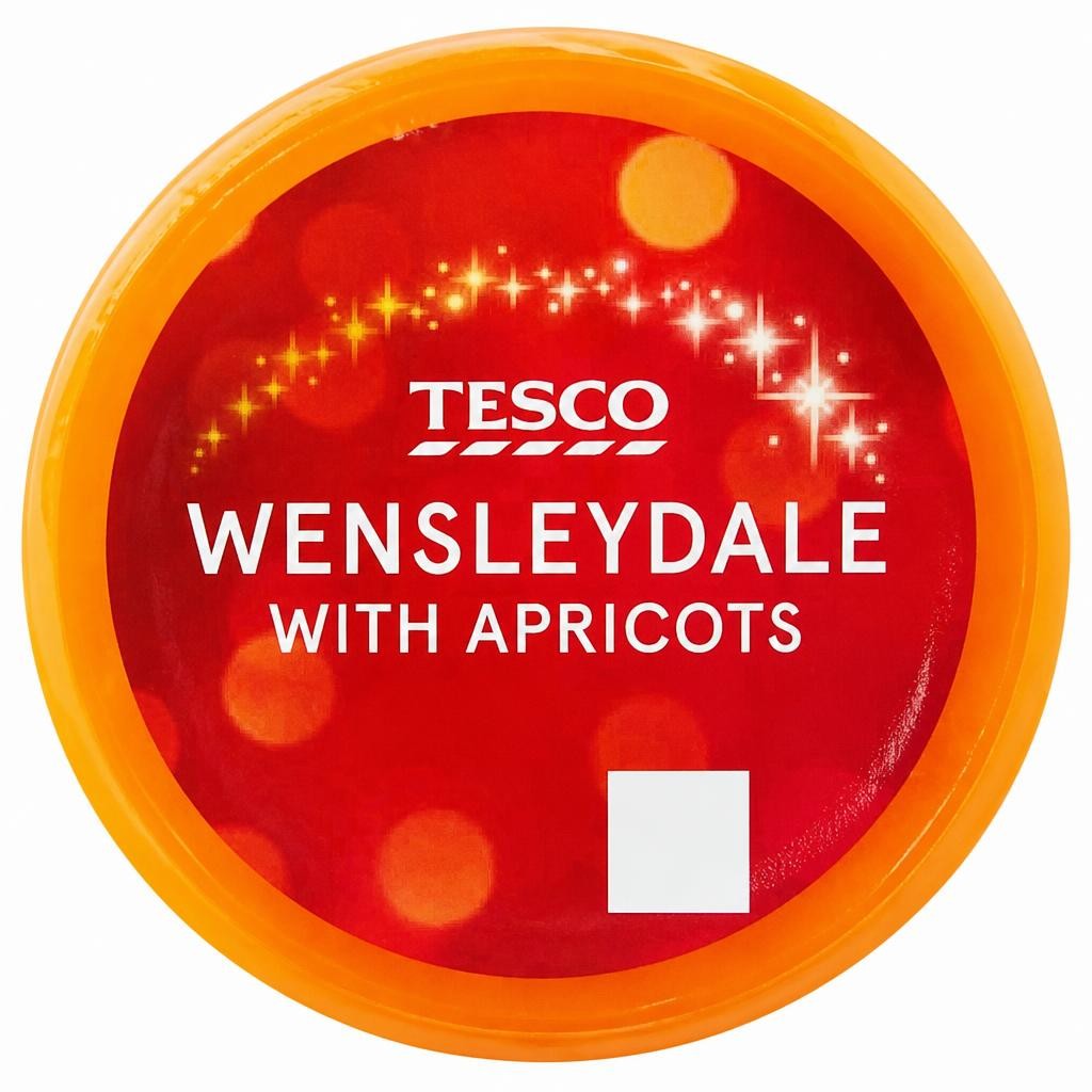 Tesco Wensleydale And Apricot Truckle 100G