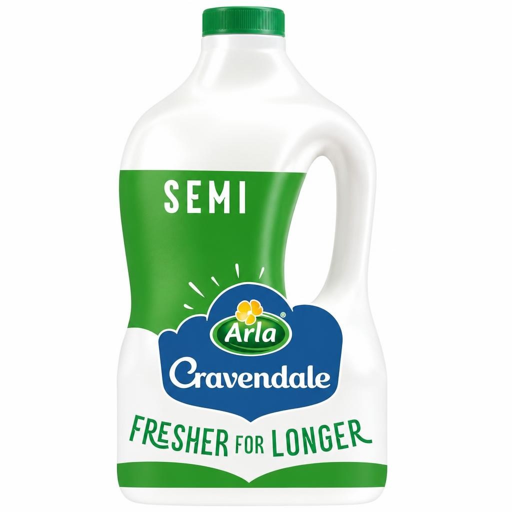 Cravendale Filtered Fresh Semi Skimmed Milk 2L Fresher for Longer