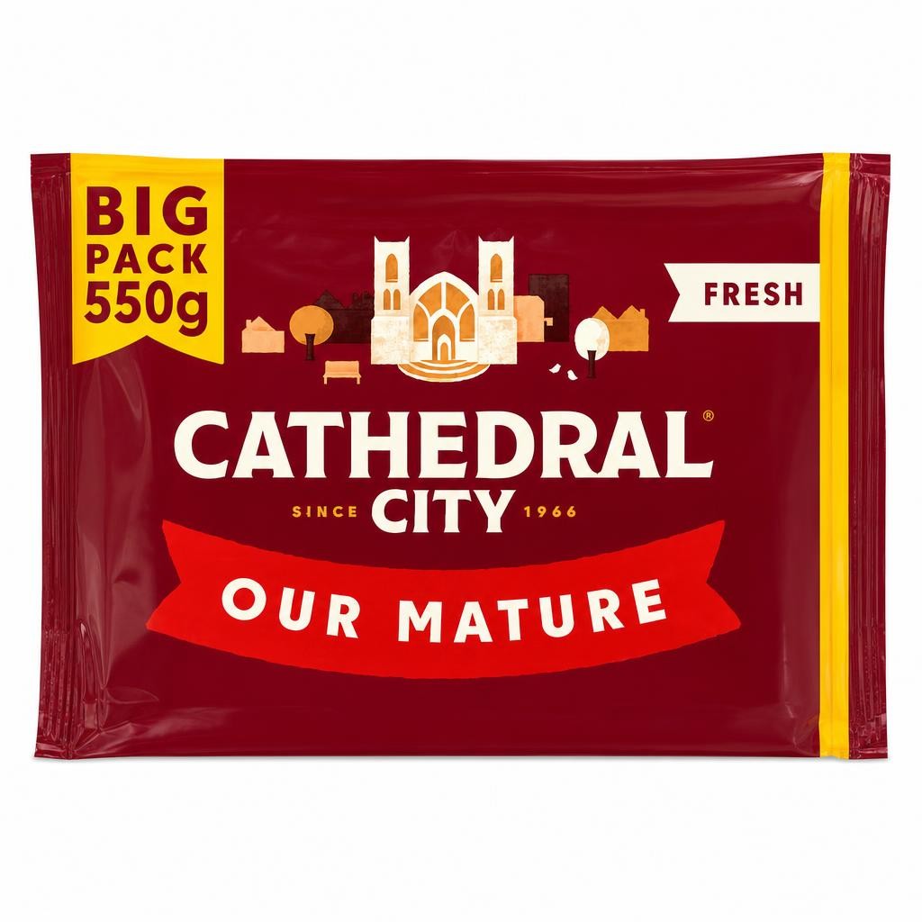Cathedral City Mature Cheddar Cheese 550 G