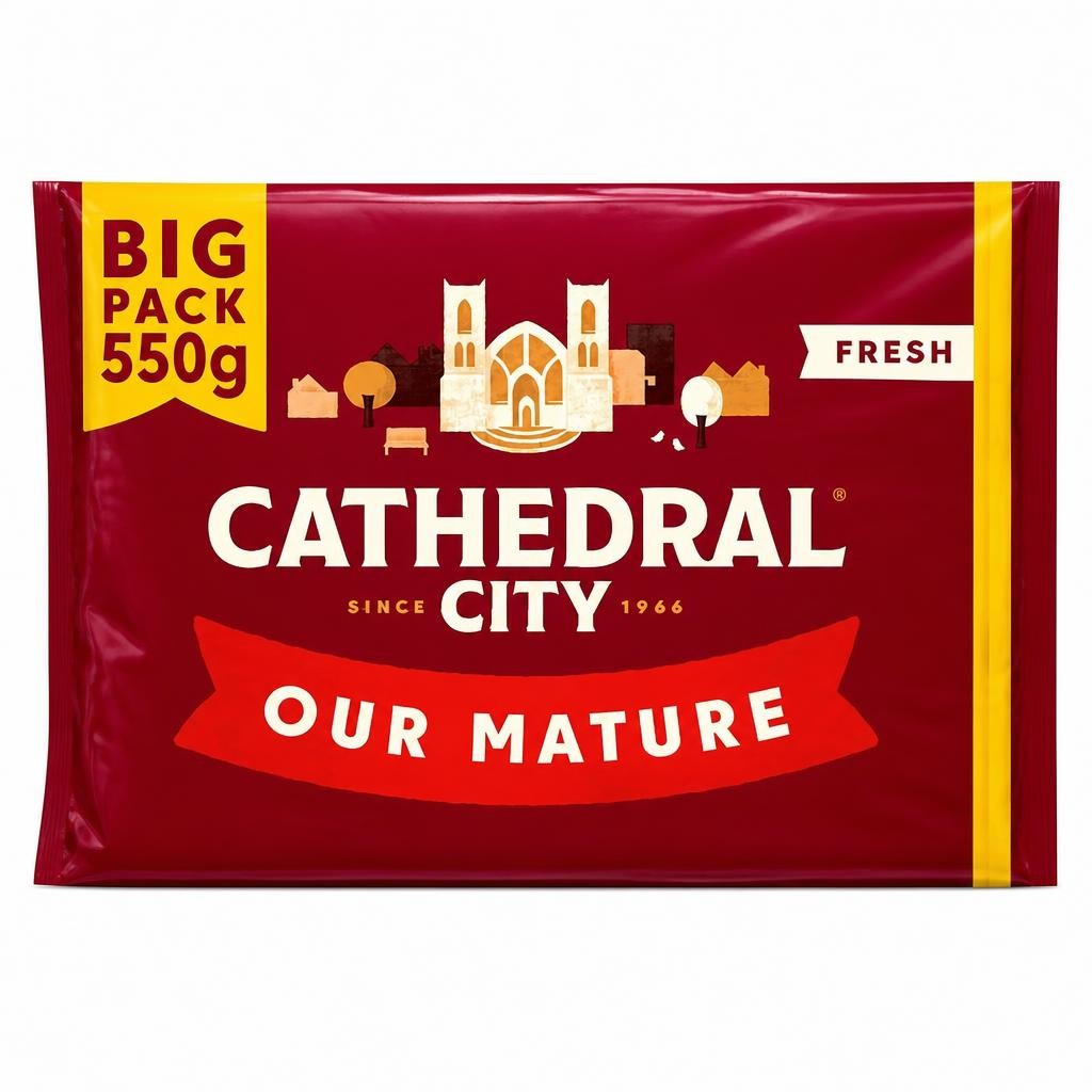 Cathedral City Mature Cheddar Cheese 550 G
