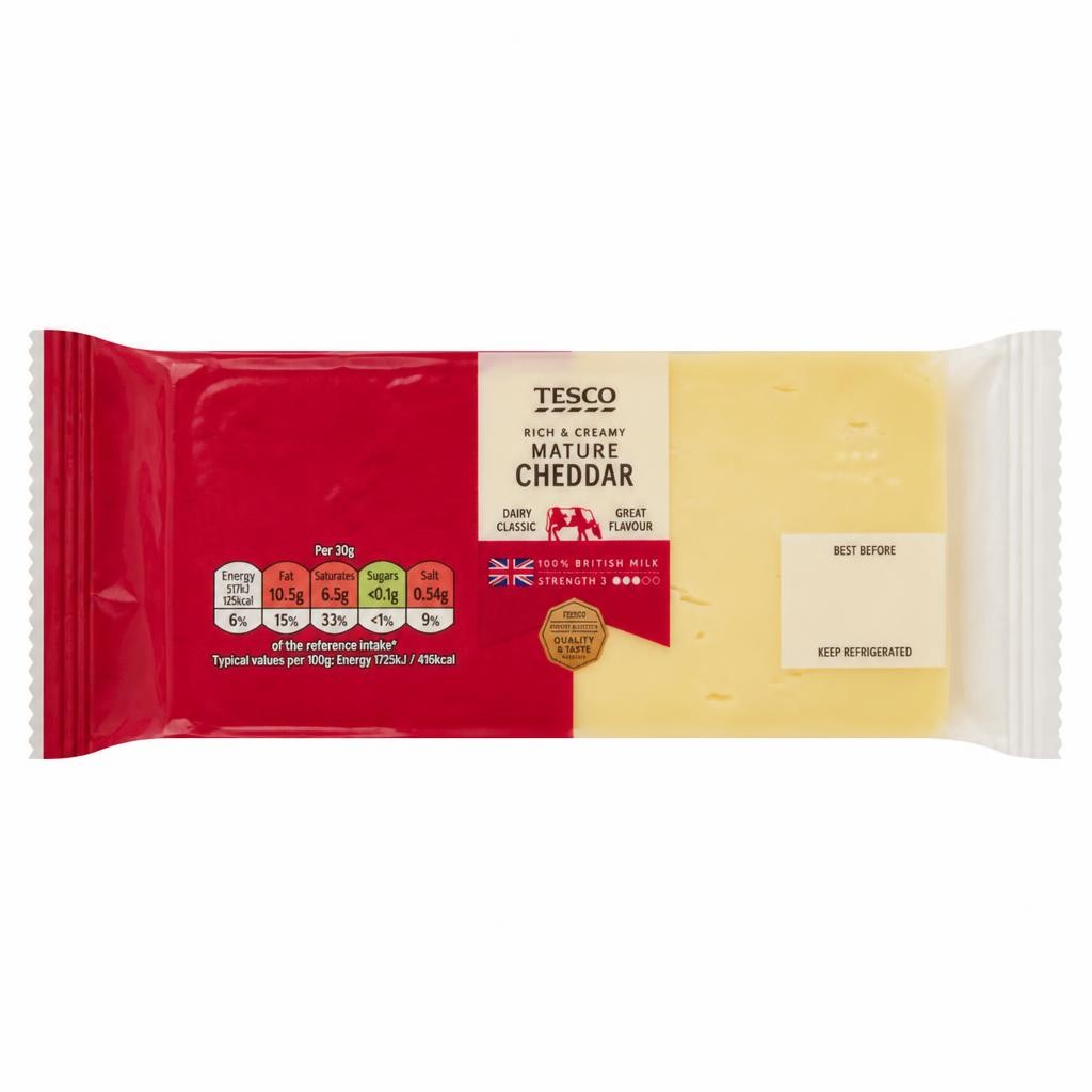 Tesco Mature Cheddar 400G