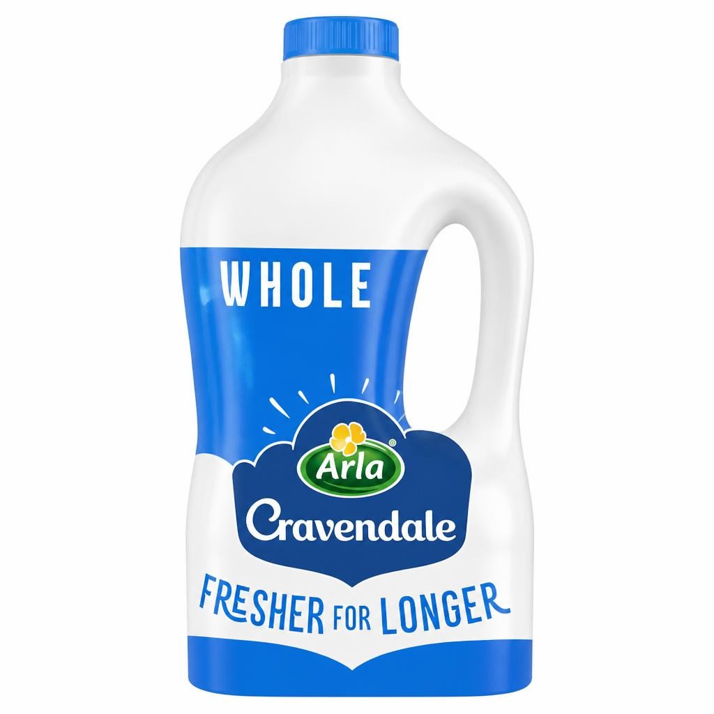 Cravendale Filtered Fresh Whole Milk 2L Fresher for Longer