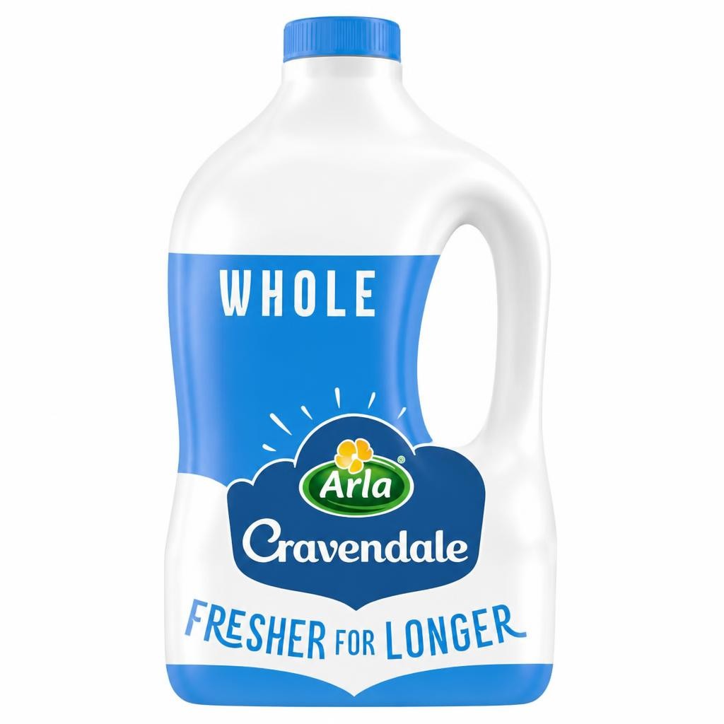 Cravendale Filtered Fresh Whole Milk 2L Fresher for Longer