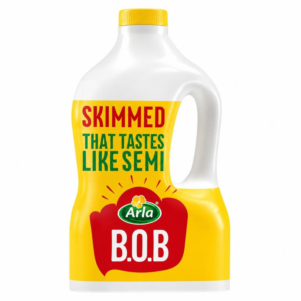 Arla BOB Skimmed Milk 2L Tastes like Semi Skimmed