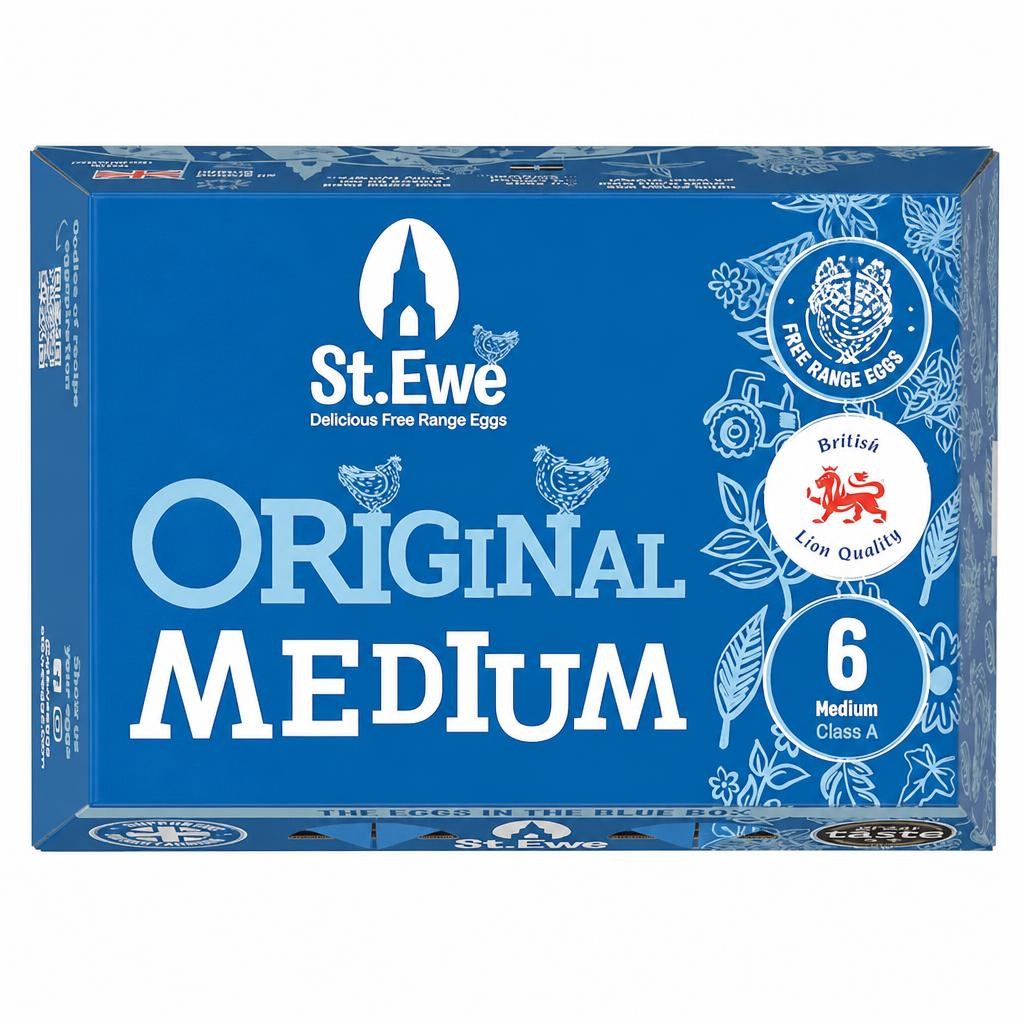 St. Ewe Original Free Range Eggs Medium 6 Pack