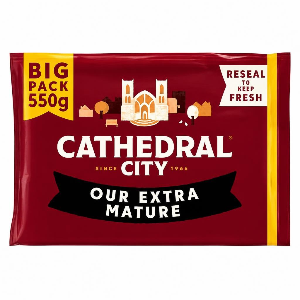 Cathedral City Extra Mature Cheddar Cheese 550 G